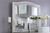 Coralayne - Blue - 6 Pc. - Dresser, Mirror, Queen Panel Bed, 2 Nightstands