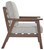 Emmeline - Brown / Beige - Lounge Chair W/Cushion (2/CN)