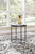 Windron - Black / White - Round End Table