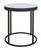 Windron - Black / White - Round End Table