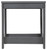 Amora - Charcoal Gray - Square End Table