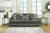 Lessinger - Pewter - 4 Pc. - Sofa, Loveseat, Chair, Ottoman