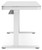 Lynxtyn - Taupe / White - Adjustable Height Desk With Drawer