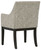 Burkhaus - Dark Brown - Dining Uph Arm Chair (2/CN)