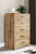 Larstin - Brown - Five Drawer Chest