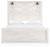 Gerridan - White - Queen Panel Bed With Sconces