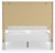 Gerridan - White - Queen Panel Bed With Sconces