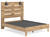 Larstin - Brown - Queen Panel Platform Bed