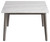 Ronstyne - Grayish Brown / White - Square Drm Counter Table