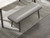 Ronstyne - Grayish Brown - Upholstered Bench