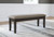 Ambenrock - Almost Black - 6 Pc. - Dining Table, 4 Side Chairs, Bench