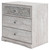 Paxberry - Whitewash - Three Drawer Chest