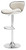 Pollzen - White - Tall Uph Swivel Barstool(2/CN)