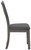 Myshanna - Gray - Dining Uph Side Chair (2/CN)