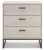 Socalle - Light Natural - Three Drawer Chest - Vinyl-Wrapped