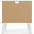 Piperton - Brown / White - One Drawer Night Stand