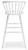 Grannen - White - Tall Barstool (2/CN)