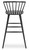 Otaska - Black - Tall Barstool (2/CN)