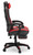 Lynxtyn - Red / Black - Home Office Swivel Desk Chair With Pull-out Footrest