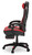 Lynxtyn - Red / Black - Home Office Swivel Desk Chair With Pull-out Footrest