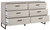 Socalle - Light Natural - Six Drawer Dresser - Vinyl-Wrapped