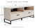 Socalle - Light Natural - Medium TV Stand - Vinyl-Wrapped