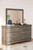 Bayzor - Gray - 6 Pc. - Dresser, Mirror, Chest, Twin Sleigh Bed