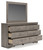 Bayzor - Gray - 6 Pc. - Dresser, Mirror, Full Sleigh Bed