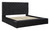 Lindenfield - Black - California King Upholstered Bed With Storage