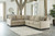 Lucina - Quartz - 4 Pc. - Left Arm Facing Sofa 3 Pc Sectional, Ottoman