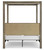 Shallifer - Brown - 6 Pc. - Dresser, Queen Canopy Bed, 2 Nightstands