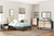 Piperton - Brown / Black - Twin Panel Platform Bed