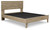 Oliah - Natural - 4 Pc. - Dresser, Chest, Queen Panel Platform Bed