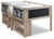 Wrenalyn - Brown / Beige - Twin Loft Bed With Underbed Bookcases