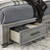 Russelyn - Gray - 5 Pc. - Dresser, Mirror, California King Storage Bed