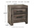 Wynnlow - Gray - 8 Pc. - Dresser, Mirror, Chest, Queen Crossbuck Panel Bed, 2 Nightstands
