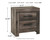 Wynnlow - Gray - 8 Pc. - Dresser, Mirror, Chest, King Crossbuck Panel Bed, 2 Nightstands