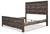 Wynnlow - Gray - 5 Pc. - Dresser, Mirror, King Crossbuck Panel Bed