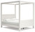 Aprilyn - White - 5 Pc. - Dresser, Chest, Queen Canopy Bed