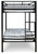 Broshard - Black - Twin/twin Metal Bunk Bed