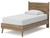 Aprilyn - Light Brown- Twin Panel Bed