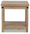 Calaboro - Light Brown - Square End Table