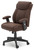 Corbindale - Brown - Home Office Swivel Desk Chair