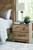 Shurlee - Light Brown - 7 Pc. - Dresser, Mirror, King Crossbuck Panel Bed, 2 Nightstands