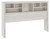 Dorrinson - White - 4 Pc. - Queen Bookcase Headboard With Bolt On Bed Frame, 2 Nightstands