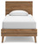 Aprilyn - Light Brown - 5 Pc. - Dresser, Twin Bookcase Bed, 2 Nightstands