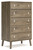 Aprilyn - Light Brown - 4 Pc. - Dresser, Chest, Full Bookcase Bed