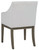 Anibecca - Gray / Off White - Dining Uph Arm Chair (2/CN)