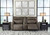 Game Plan - Concrete - 2 Pc. - Power Reclining Sofa, Loveseat