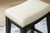 Lemante - Ivory / Brown - Tall Uph Stool (2/CN)